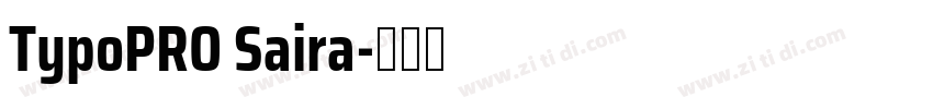 TypoPRO Saira字体转换